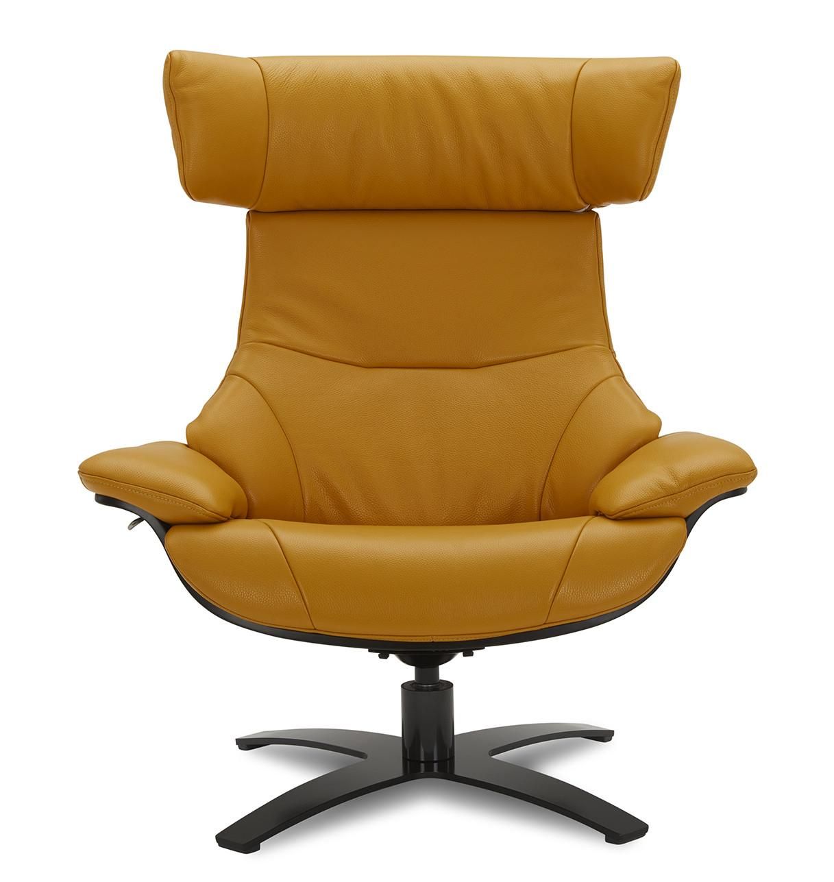 Sillón de piel y roble negro - Naos