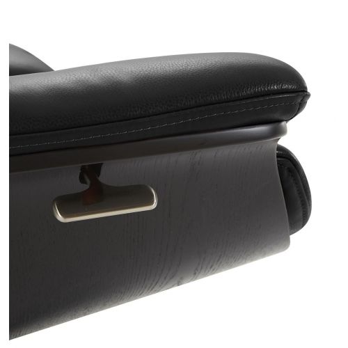 Sillón de piel y roble negro - Naos