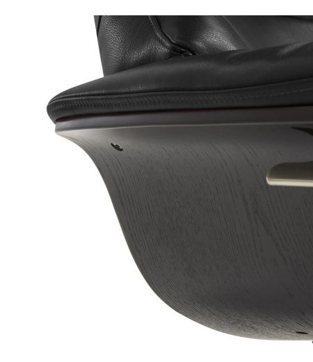Sillón de piel y roble negro - Naos