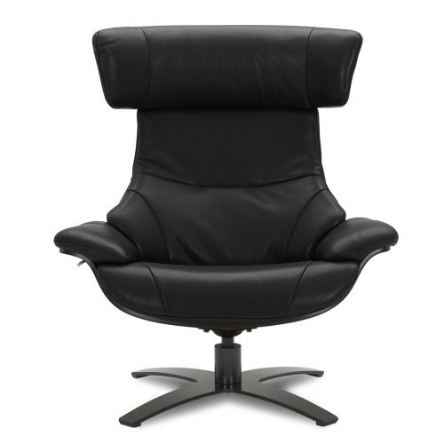 Sillón de piel y roble negro - Naos