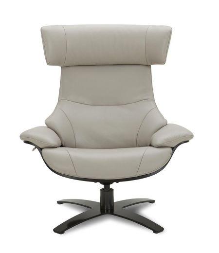 Sillón de piel y roble negro - Naos