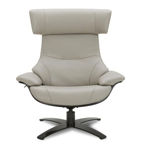 Sillón de piel y roble negro - Naos