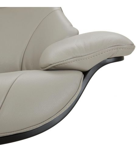 Sillón de piel y roble negro - Naos