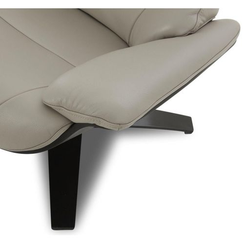 Sillón de piel y roble negro - Naos