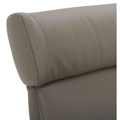 Sillón de cuero y roble Natural - Naos