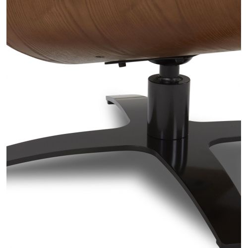 Fauteuil en Microfibre et chêne Naturel - Naos