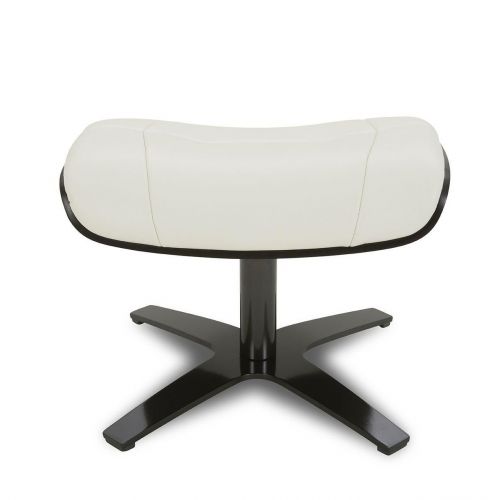 Puf en piel y roble negro - Naos