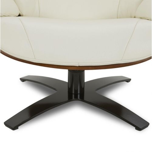 Fauteuil en cuir et chêne Naturel - Naos