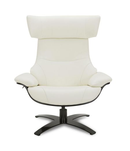 Sillón de piel y roble negro - Naos