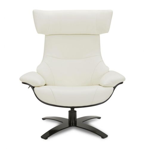 Sillón de piel y roble negro - Naos