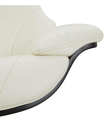 Sillón de piel y roble negro - Naos