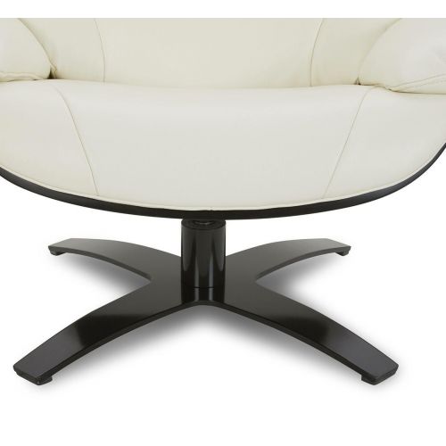 Sillón de piel y roble negro - Naos