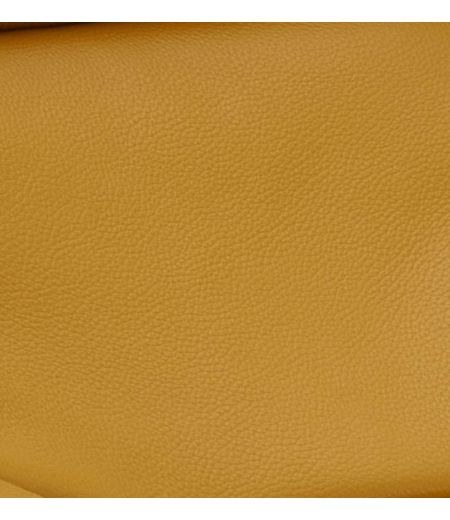 Puf en piel y roble natural - Naos