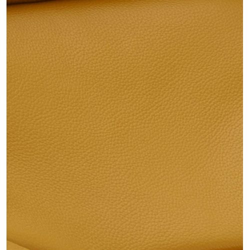 Puf en piel y roble natural - Naos