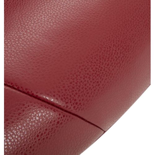 Puf en piel y roble natural - Naos