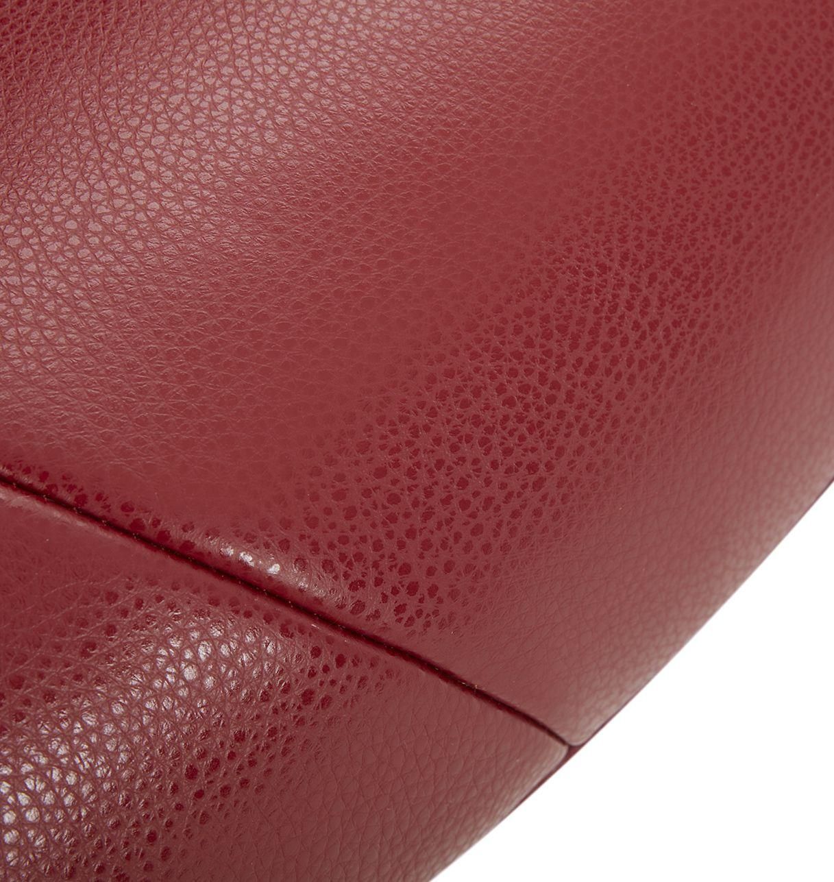 Puf en piel y roble natural - Naos