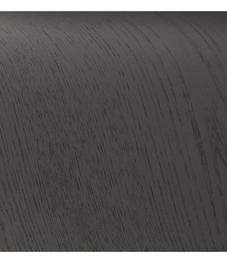 Puf en piel y roble negro - Naos