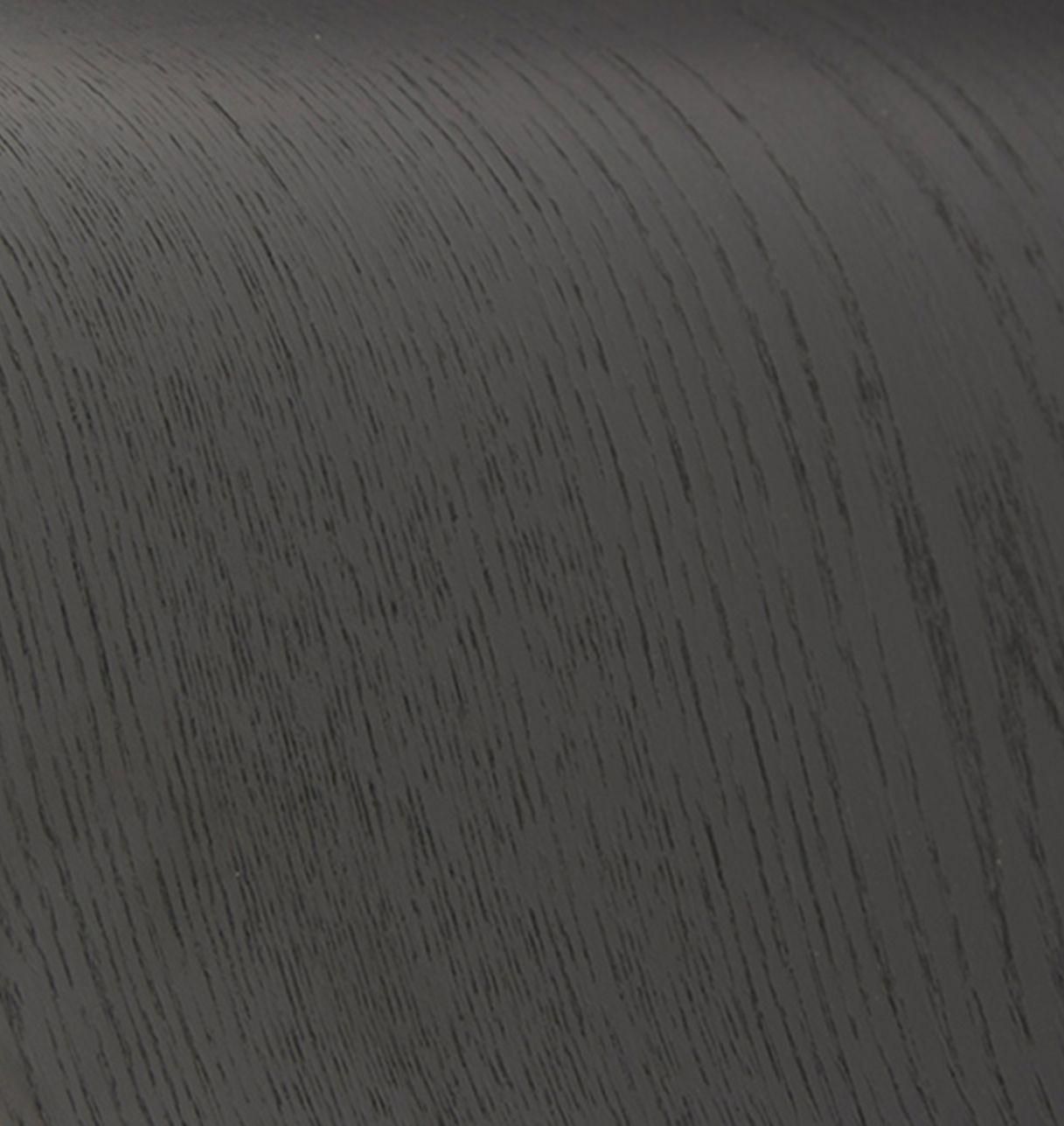 Puf en piel y roble negro - Naos