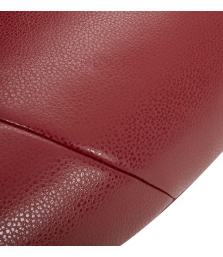 Puf en piel y roble negro - Naos