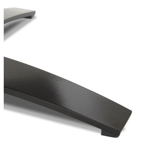 Puf en piel y roble negro - Naos