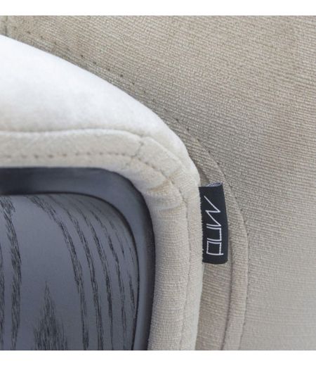 Sillón de terciopelo y roble negro - Véga