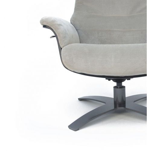 Sillón de terciopelo y roble negro - Véga