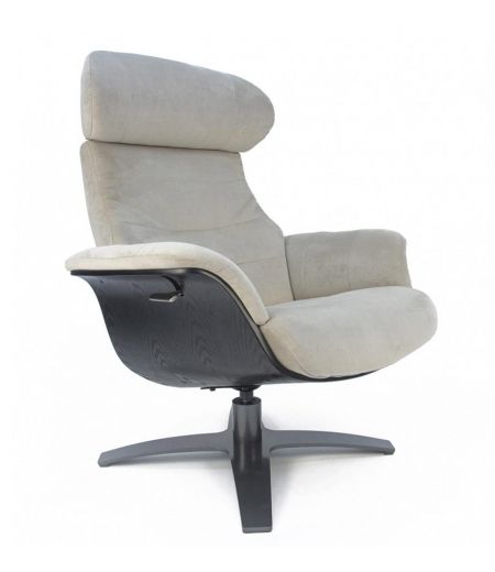 Sillón de terciopelo y roble negro - Véga