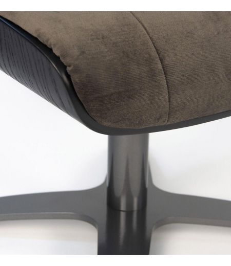 copy of Pouf Cuir et Chêne Noir - Véga