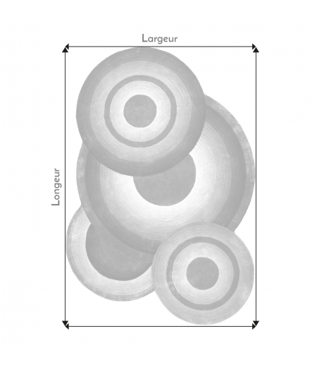 Alfombra con motivos circulares - Prelude