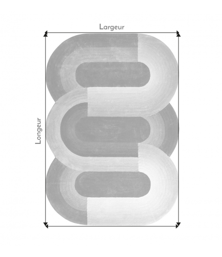 Tapis de Salon Original Brun ou Gris  - Variation