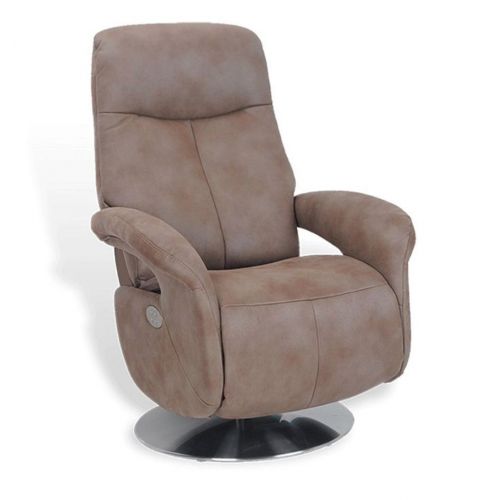 Fauteuil de Relaxation Electrique - Cuir et Microstar - TOLMA
