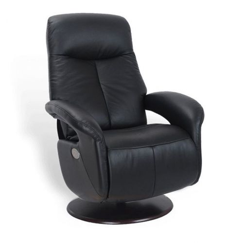 fauteuil -relaxation -electrique -2moteurs- moderne-cuir- noir-qualité-tolma