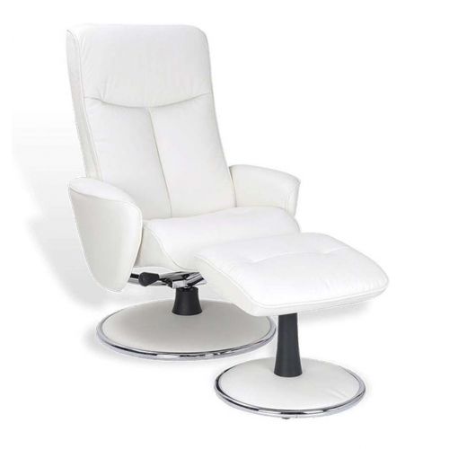 fauteuil -relaxation -manuel-cuir- blanc- repose pieds-nephos