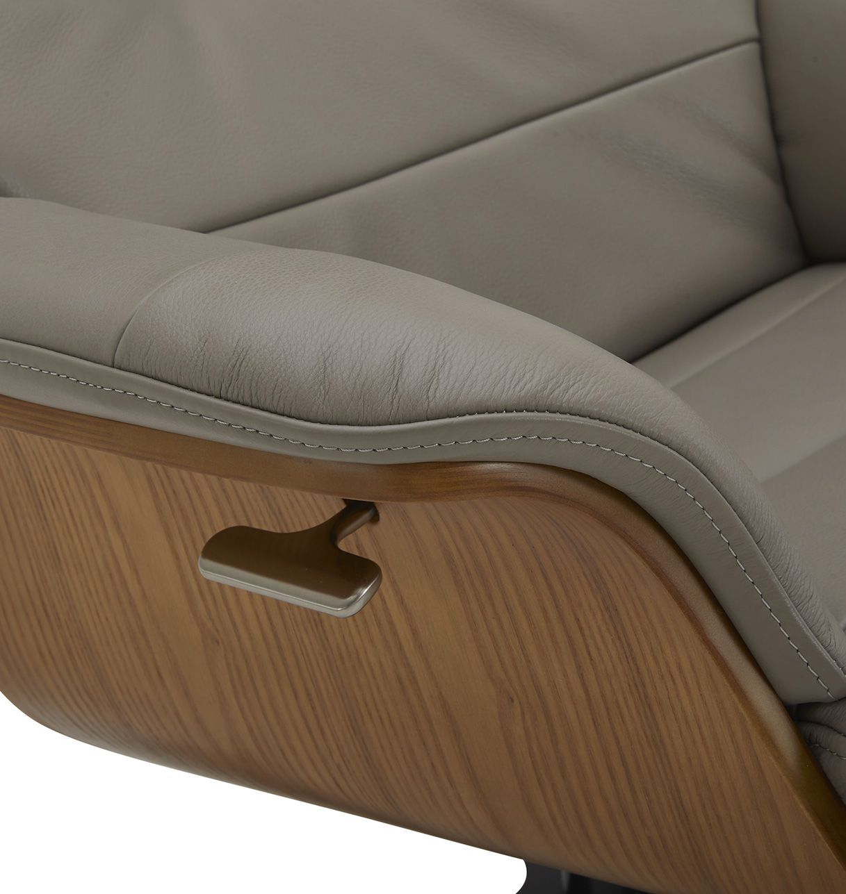 copy of Fauteuil et Pouf relax manuel - Tissu et Chêne Naturel - Aludra