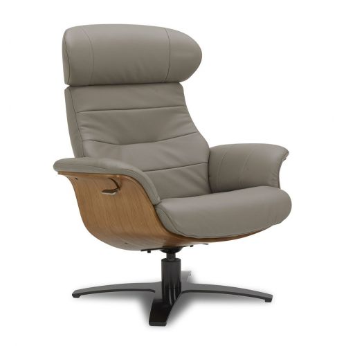 copy of Fauteuil et Pouf relax manuel - Tissu et Chêne Naturel - Aludra