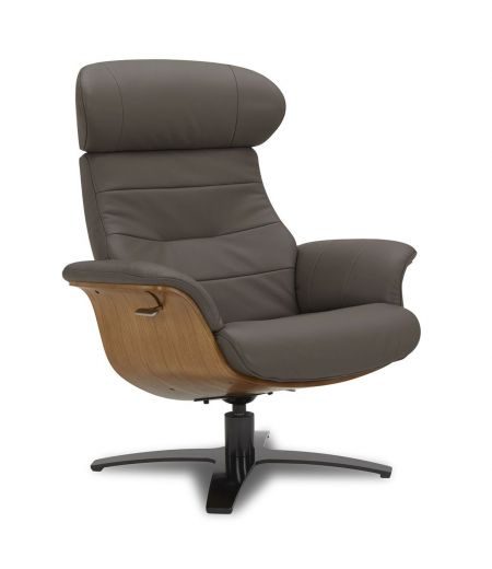 copy of Fauteuil et Pouf relax manuel - Tissu et Chêne Naturel - Aludra