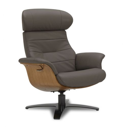 copy of Fauteuil et Pouf relax manuel - Tissu et Chêne Naturel - Aludra