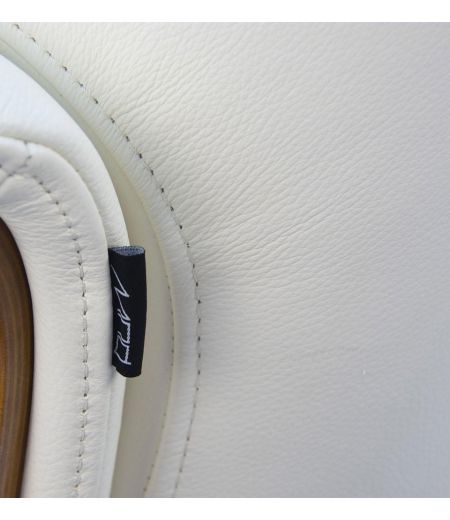 copy of Fauteuil et Pouf relax manuel - Tissu et Chêne Naturel - Aludra