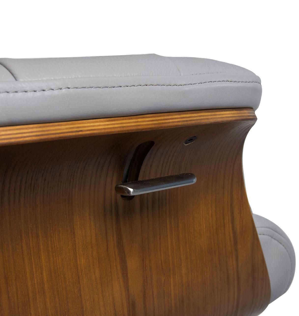 copy of Fauteuil et Pouf relax manuel - Tissu et Chêne Naturel - Aludra