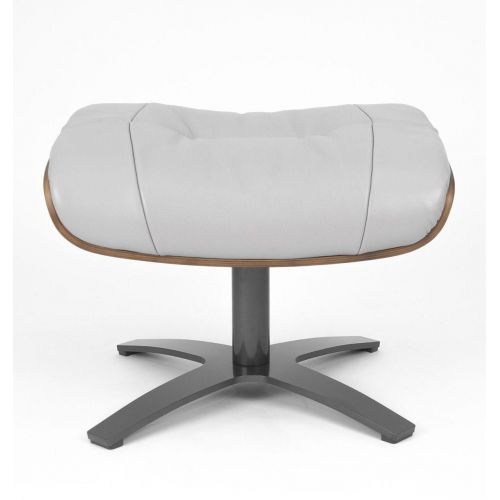 copy of Fauteuil et Pouf relax manuel - Tissu et Chêne Naturel - Aludra