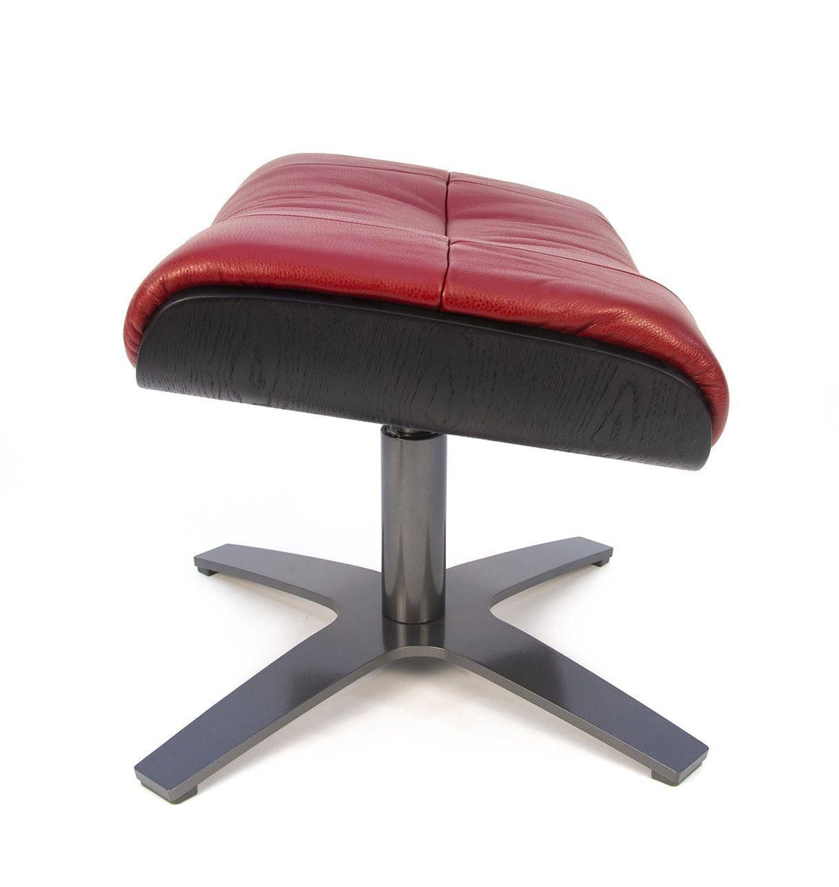 copy of Fauteuil et Pouf relax manuel - Tissu et Chêne Naturel - Aludra