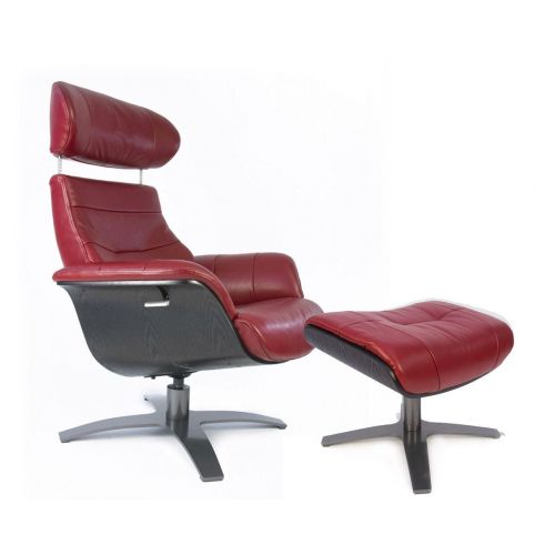 copy of Fauteuil et Pouf relax manuel - Tissu et Chêne Naturel - Aludra