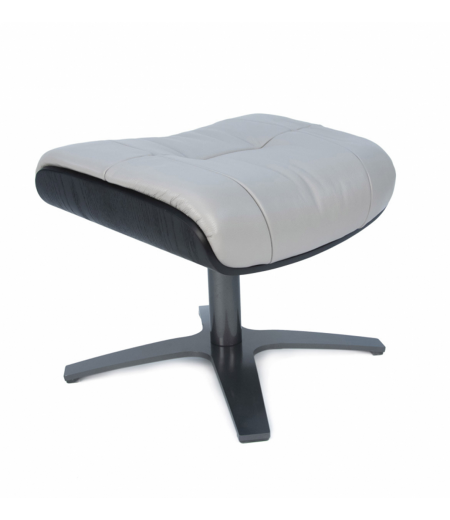 copy of Fauteuil et Pouf relax manuel - Tissu et Chêne Naturel - Aludra