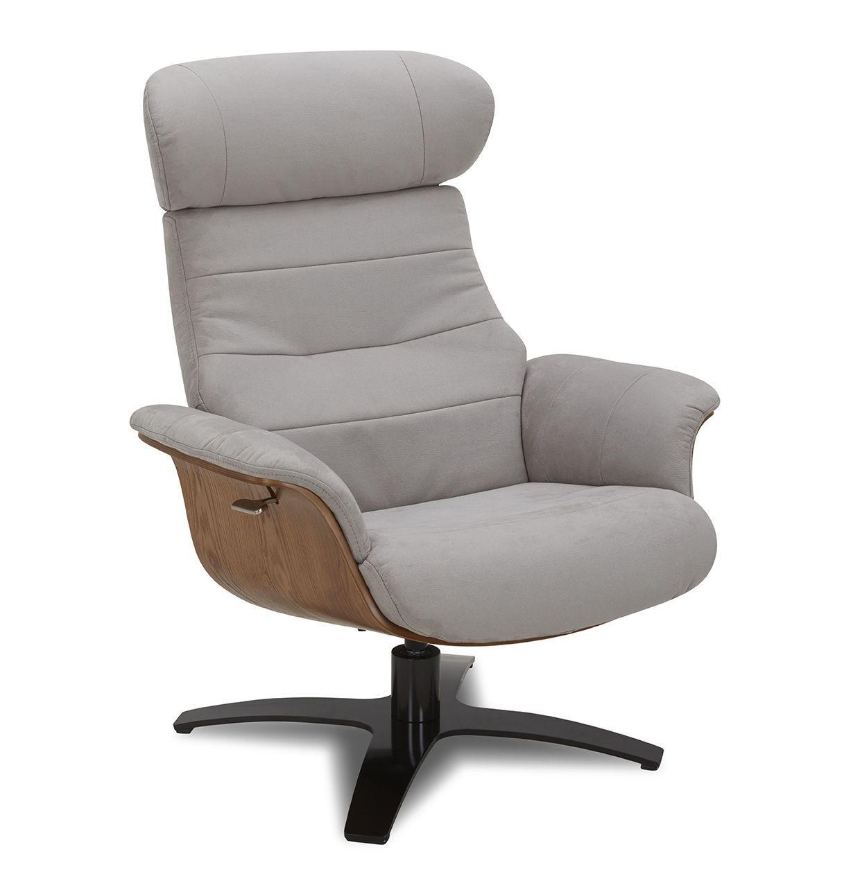 copy of Fauteuil et Pouf relax manuel - Tissu et Chêne Naturel - Aludra