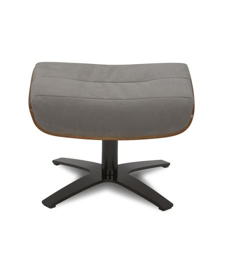 copy of Fauteuil et Pouf relax manuel - Tissu et Chêne Naturel - Aludra