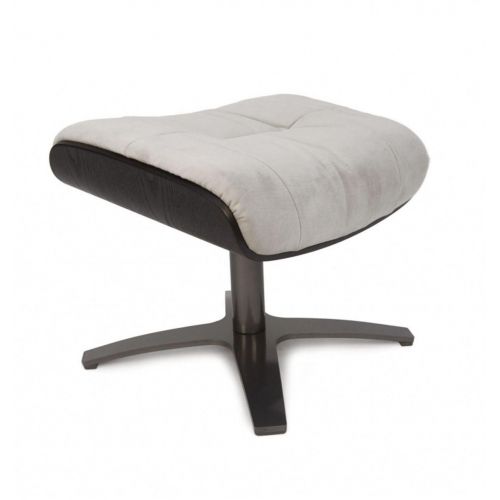 copy of Fauteuil et Pouf relax manuel - Tissu et Chêne Naturel - Aludra