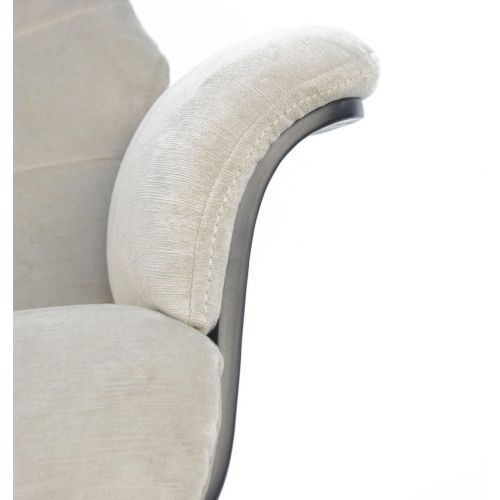 copy of Fauteuil et Pouf relax manuel - Tissu et Chêne Naturel - Aludra