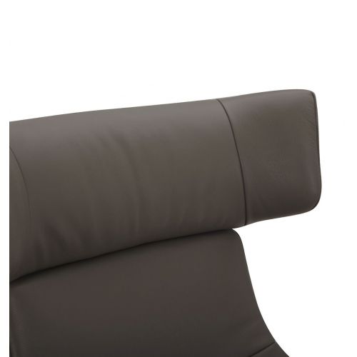 Sillón de cuero y roble Natural - Naos