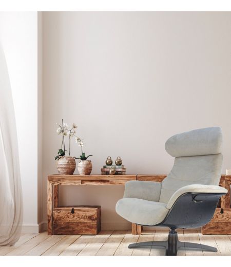 Sillón de terciopelo y roble negro - Véga