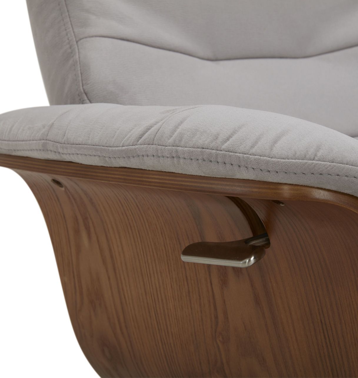 Sillón de Microfibra y roble natural - Vega